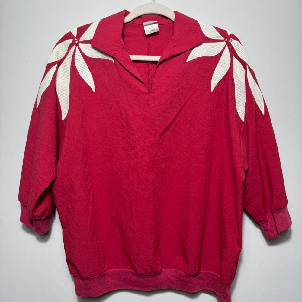 Vintage GW Division of Graff Women's Large Red Quarter Length Jacket
